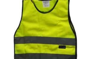 Gilet chasuble jaune fluo pour enfant