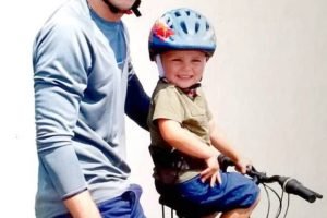 Siège enfant sur cadre de vélo adulte