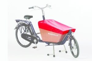 Couvre-bac rouge pour biporteur court Bakfiets