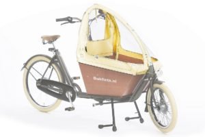 Tente de pluie crème pour biporteur court Bakfiets.nl