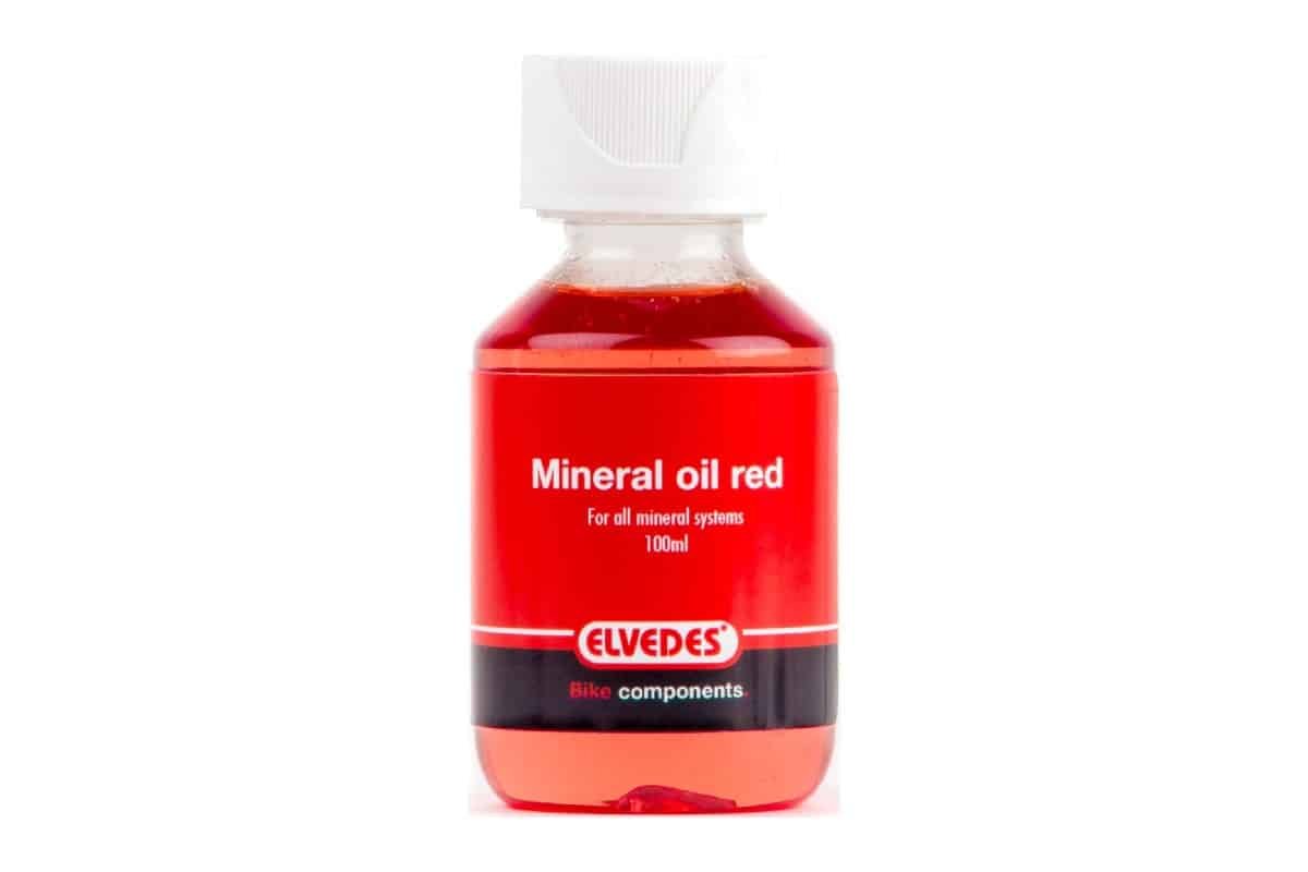 Huile minérale 100 ml rouge Elvedes | Velobac